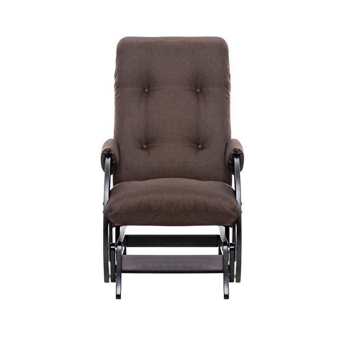 Кресло-качалка Модель 68 темно-коричневого цвета - купить Интерьерные кресла по цене 15522.0