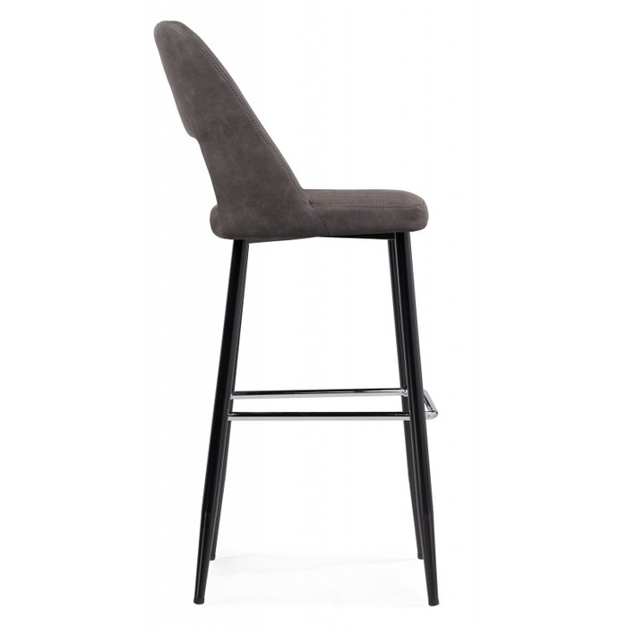 Барный стул Lido серый на металлокаркасе - лучшие Барные стулья в INMYROOM