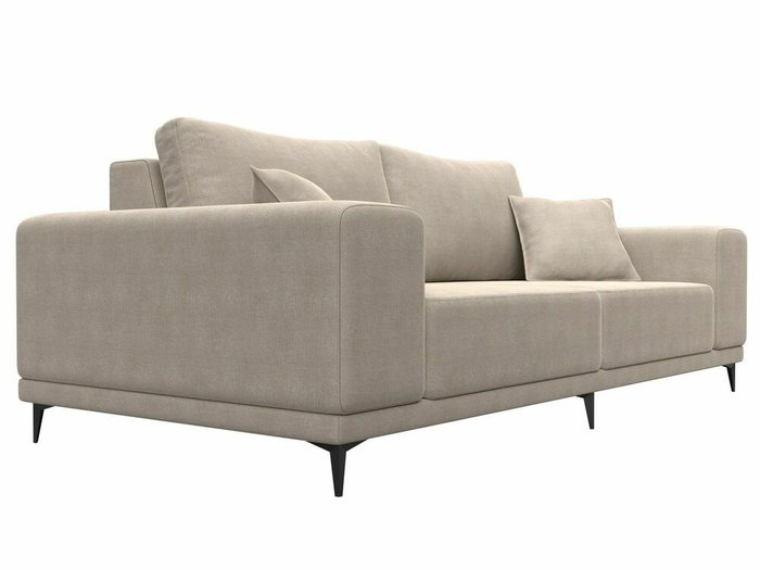 Прямой диван Льюес бежевого цвета  - лучшие Прямые диваны в INMYROOM