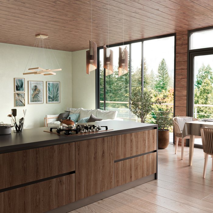 Подвесной светильник Нерта 3 из массива тика - купить Подвесные светильники по цене 58000 Подвесной светильник Нерта 3 из массива тика - купить Подвесные светильники по цене 58000