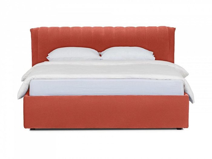 Кровать Queen Anastasia Lux кораллового цвета 160х200 с подъемным механизмом - купить Кровати для спальни по цене 80190.0