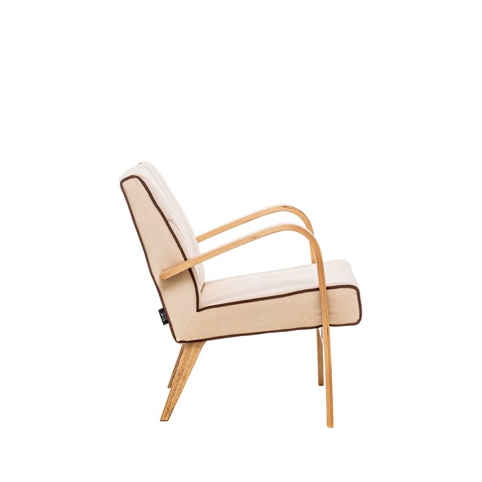 Кресло для отдыха Шелл бежевого цвета - купить Интерьерные кресла по цене 14999.0