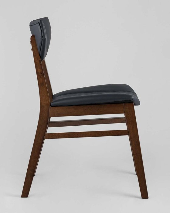 Набор из четырех стульев Tor сине-коричневого цвета - лучшие Обеденные стулья в INMYROOM