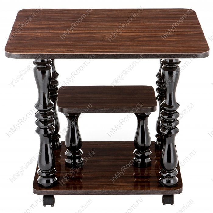 Кофейный стол Амори цвета темного дерева - купить Кофейные столики по цене 3700.0