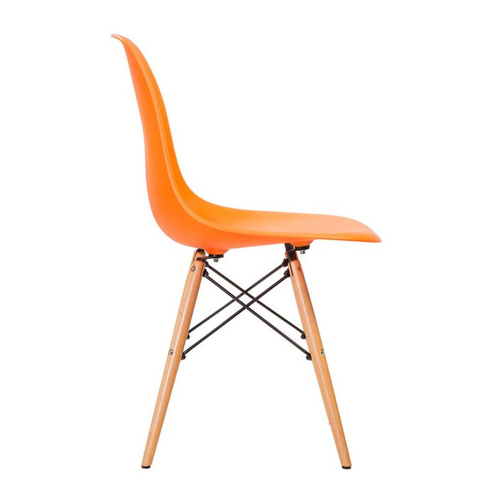 Стул Сканди оранжевого цвета - лучшие Обеденные стулья в INMYROOM