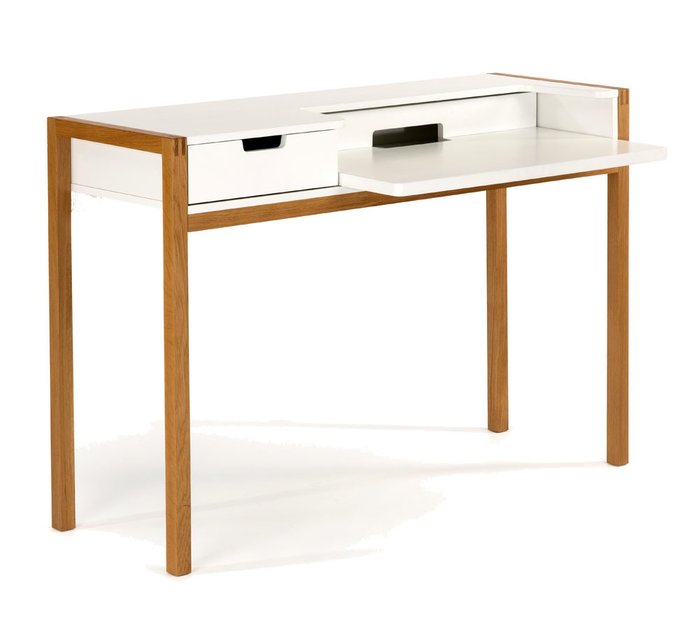 Письменный стол Farringdon Laptop Desk белого цвета - купить Письменные столы по цене 42560.0