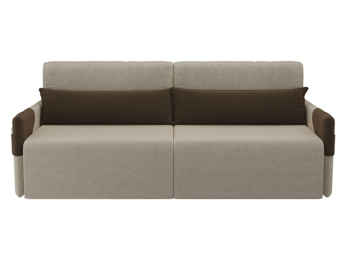 Прямой диван-кровать Армада бежевого цвета - купить Прямые диваны по цене 33090.0