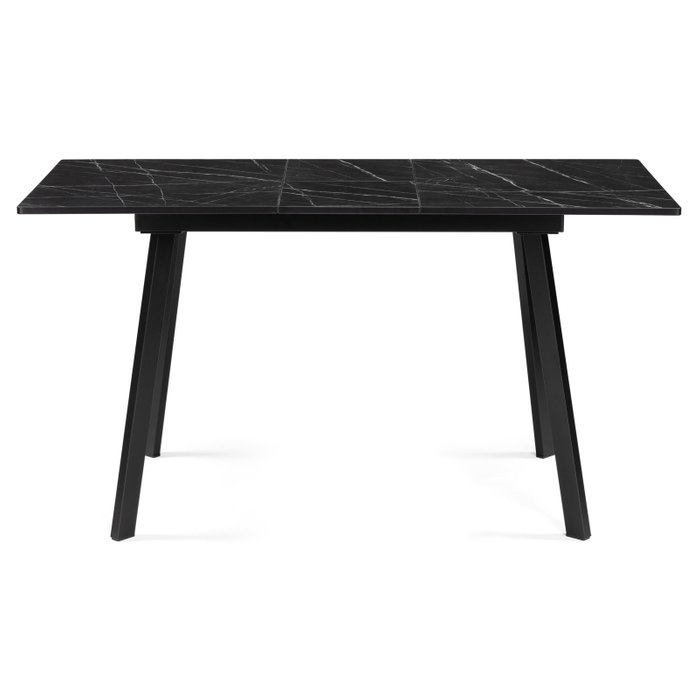 Раскладной обеденный стол Агни черного цвета - лучшие Обеденные столы в INMYROOM