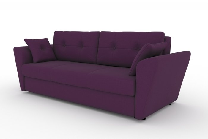 Прямой диван-кровать Neapol фиолетового цвета