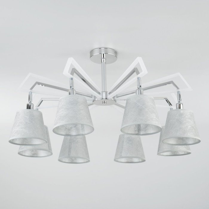 Потолочный светильник с плафонами 60082/8 хром - купить Потолочные люстры по цене 18000.0