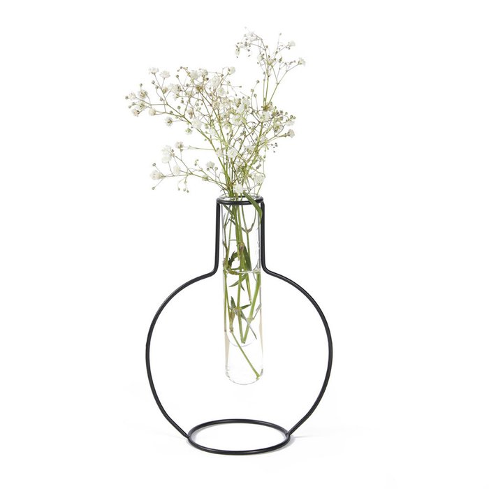 Ваза Round Silhouette черного цвета Ваза Round Silhouette черного цвета