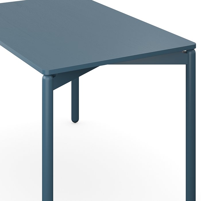 Стол обеденный Saga сине-зеленого цвета - лучшие Обеденные столы в INMYROOM