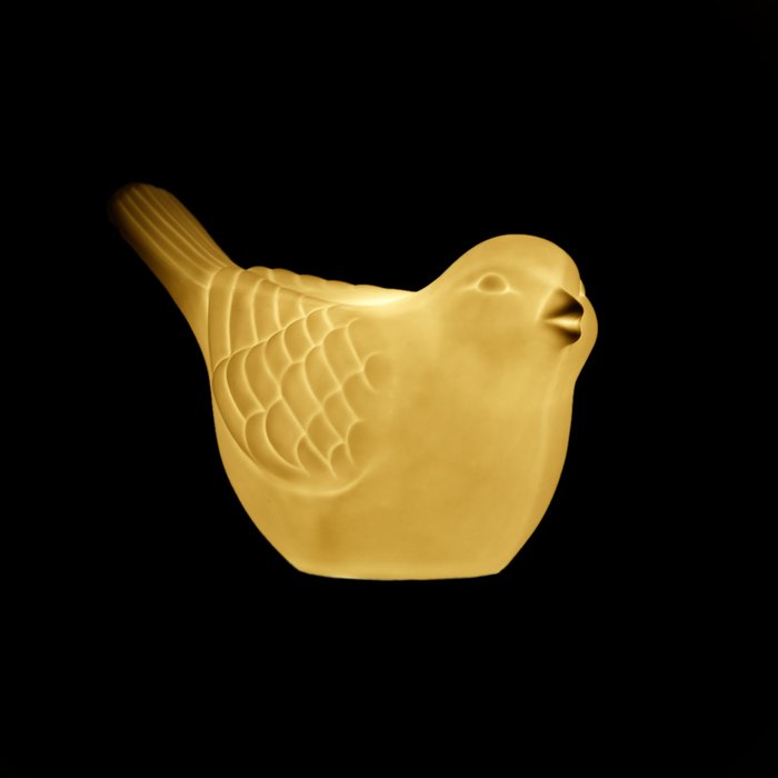 Фарфоровый светильник Птичка белого цвета - купить Бра и настенные светильники по цене 5620.0