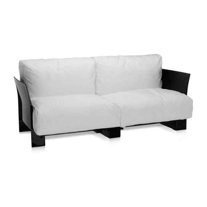 Диван Pop двухместный белого цвета - купить Прямые диваны по цене 299690.0