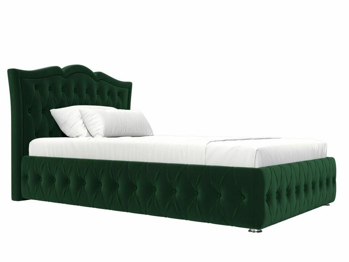 Кровать Герда 140х200 темно-зеленого цвета с подъемным механизмом  - лучшие Кровати для спальни в INMYROOM