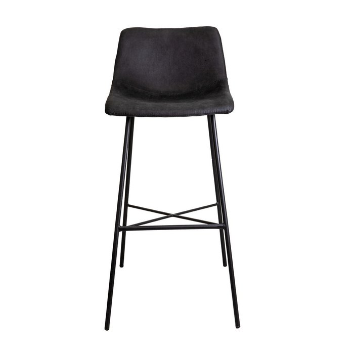 Стул барный Kansas черного цвета - купить Барные стулья по цене 10880.0
