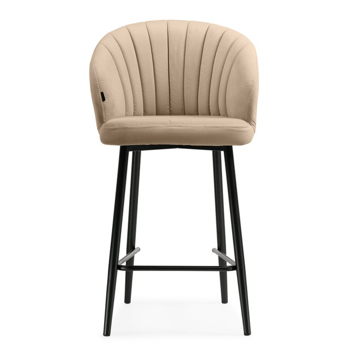 Полубарный стул Бэнбу бежевого цвета - купить Барные стулья по цене 7490.0