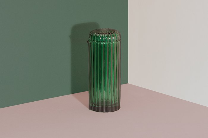 Графин стеклянный saguaro зеленый - лучшие Емкости для хранения в INMYROOM