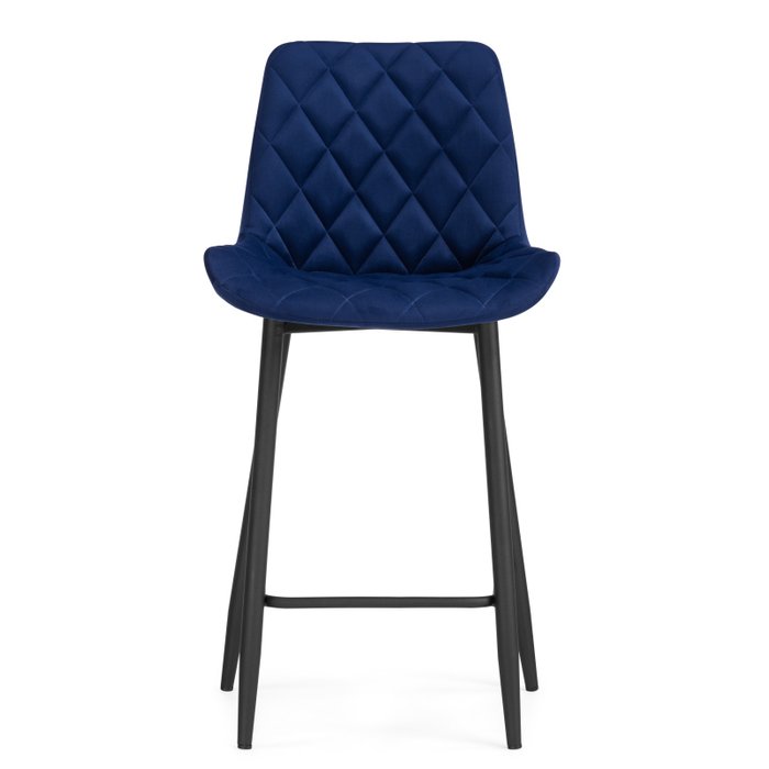Стуб полубарный Баодин синего цвета - купить Барные стулья по цене 5990.0