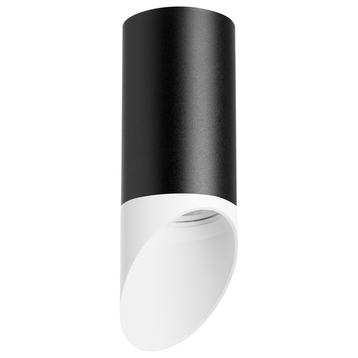 Потолочный светильник Rullo из металла черно-белого цвета