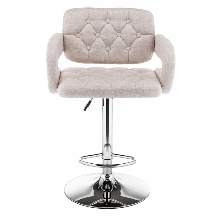 Барный стул Shiny cream бежевого цвета - купить Барные стулья по цене 8790.0