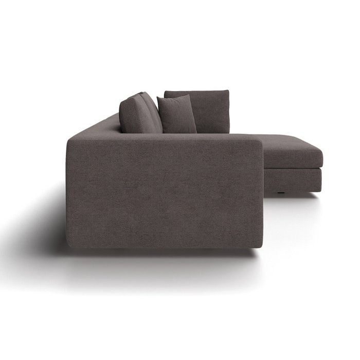 Угловой модульный диван Max коричневого цвета - лучшие Угловые диваны в INMYROOM