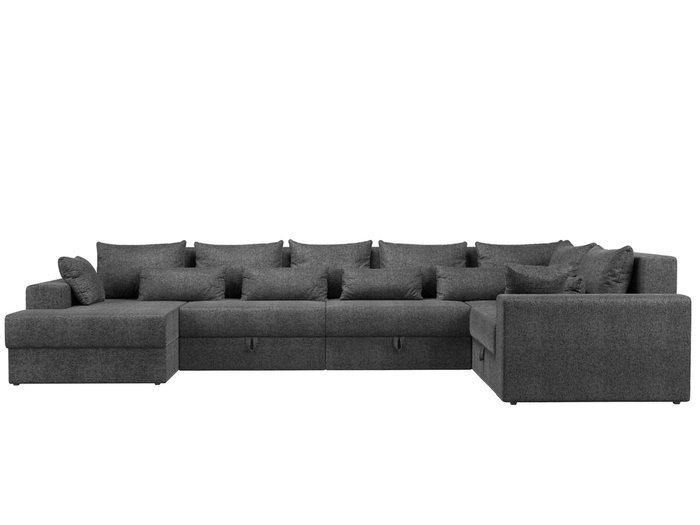 Угловой диван-кровать Мэдисон серого цвета - купить Угловые диваны по цене 79990.0