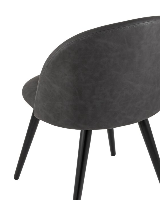 Стул Лион темно-серого цвета - лучшие Обеденные стулья в INMYROOM