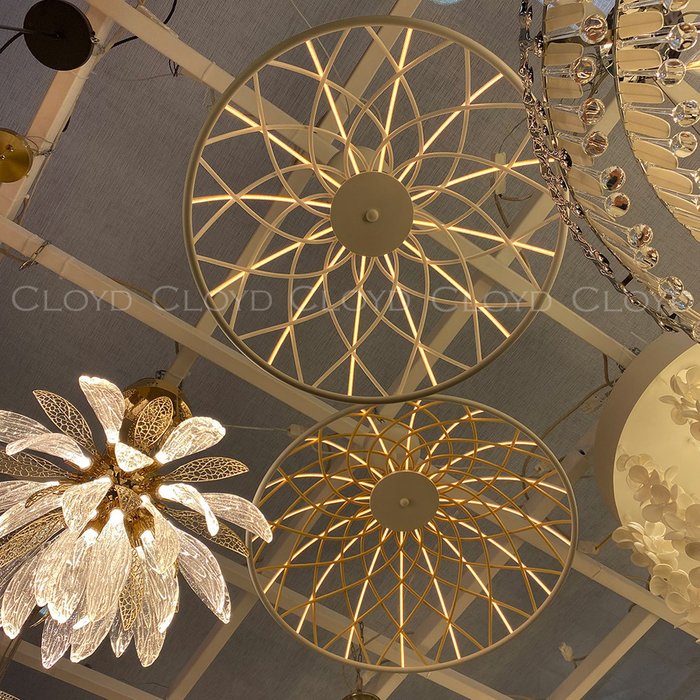 Люстра Cloyd COCKLICO C1 / ?50 см - белый - белый - лучшие Подвесные люстры в INMYROOM Люстра Cloyd COCKLICO C1 / ?50 см - белый - белый - лучшие Подвесные люстры в INMYROOM