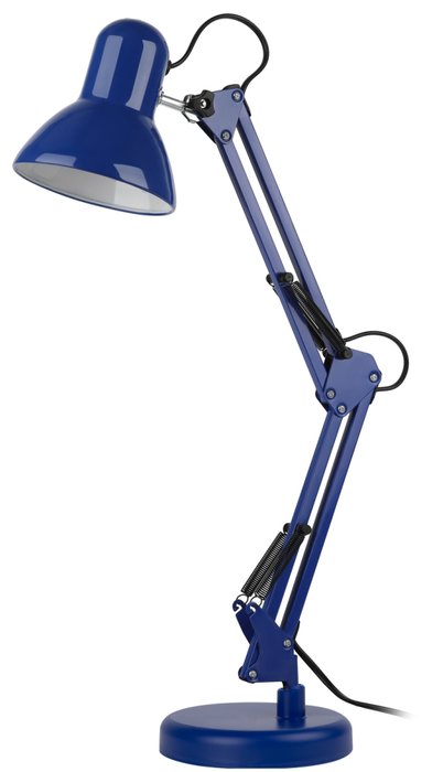 Настольная лампа N-214 Б0052763 (металл, цвет синий)