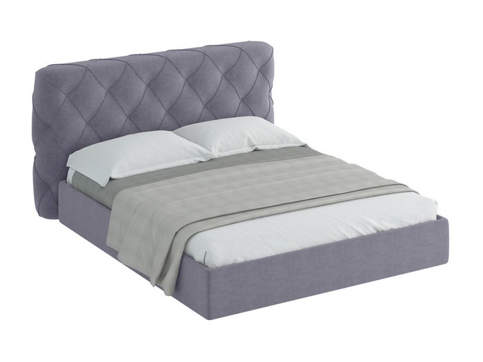 Кровать Ember сине-серого цвета 160х200
