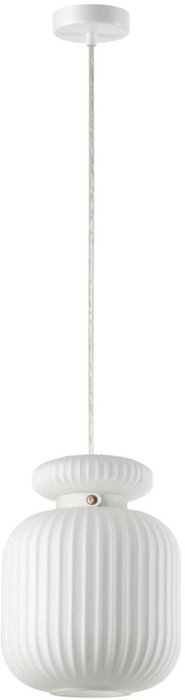 Подвесной светильник Odeon Light Jugi 5042/1C PENDANT белый/белый/металл/стекло/эко.кожа E27 1*60W Подвесной светильник Odeon Light Jugi 5042/1C PENDANT белый/белый/металл/стекло/эко.кожа E27 1*60W