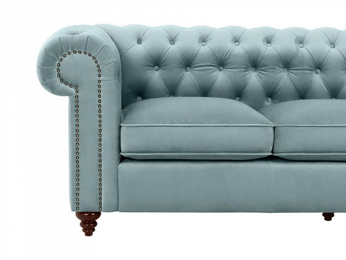 Диван Chester Classic серо-голубого цвета - лучшие Прямые диваны в INMYROOM
