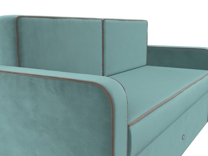 Детский диван-кровать Смарт бирюзового цвета - лучшие Прямые диваны в INMYROOM