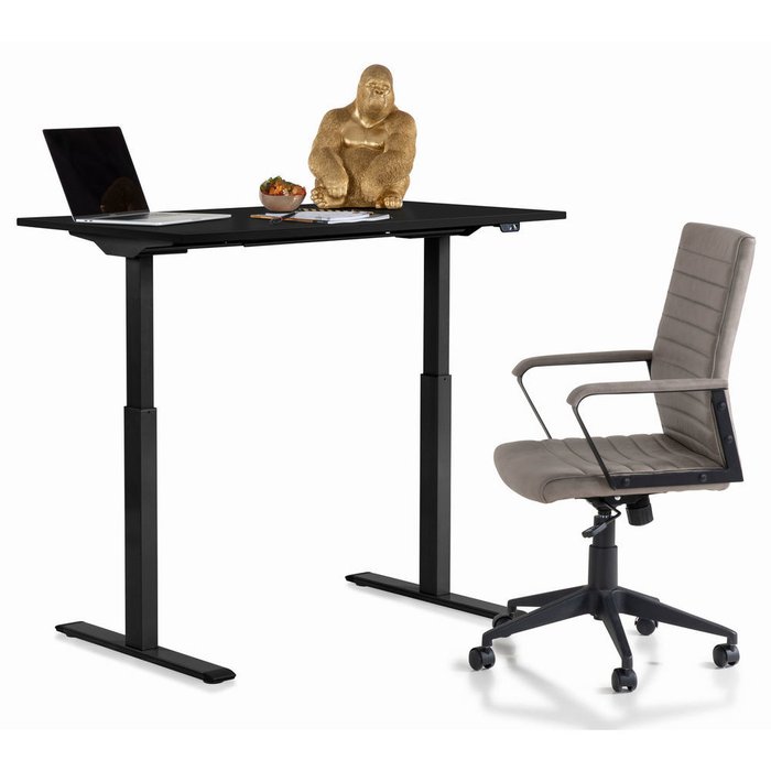 Стол офисный Smart черного цвета - лучшие Письменные столы в INMYROOM