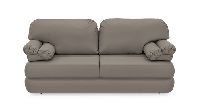 Диван-кровать Титан серо-коричневого цвета - купить Прямые диваны по цене 59600.0