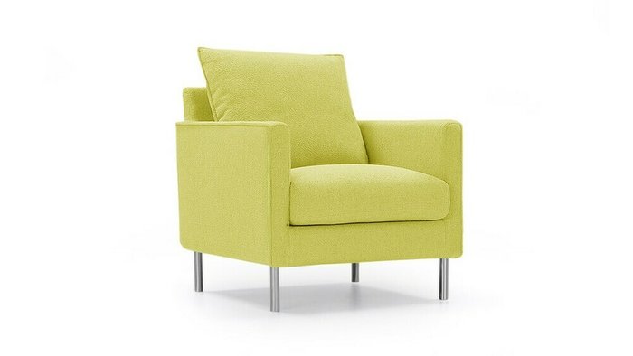 Кресло Гамбург желтого цвета - купить Интерьерные кресла по цене 20400.0