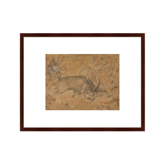 Картина  Битва быков  Персия  1570 г. - купить Картины по цене 18790.0