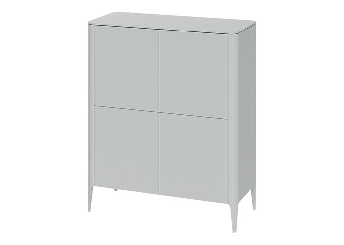 Шкаф Type 4 светло-серого цвета - купить Шкафы распашные по цене 67900.0