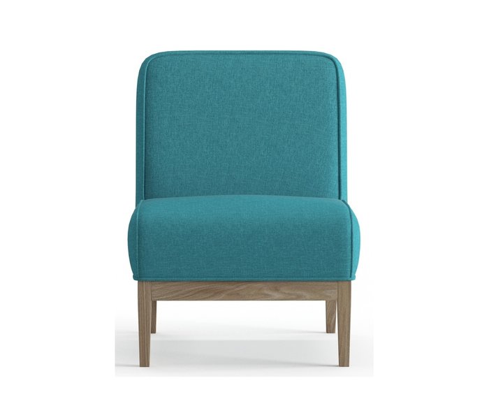 Кресло из рогожки Арагорн голубого цвета - купить Интерьерные кресла по цене 16490.0
