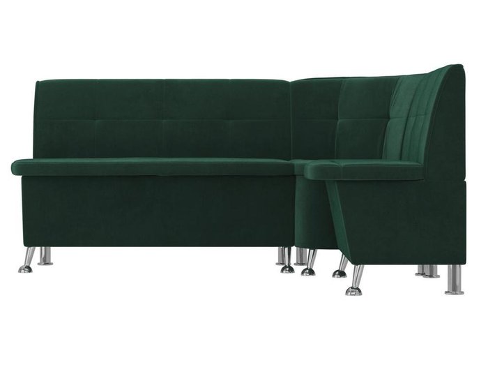Угловой диван Феникс зеленого цвета правый угол - купить Угловые диваны по цене 36990.0