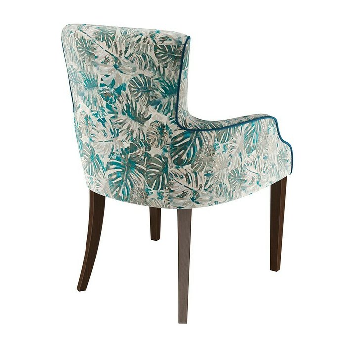 Стул-кресло мягкий Yukka синего цвета - купить Интерьерные кресла по цене 31163.0