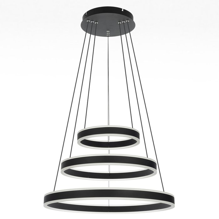 Citilux Дуэт CL719651 LED Люстра подвесная с пультом Чёрная - купить Подвесные люстры по цене 23599 Citilux Дуэт CL719651 LED Люстра подвесная с пультом Чёрная - купить Подвесные люстры по цене 23599