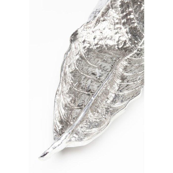 Миска Leaf серебряного цвета - лучшие Вазы  в INMYROOM