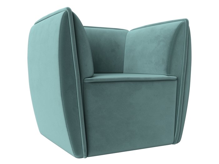 Кресло Бергамо бирюзового цвета