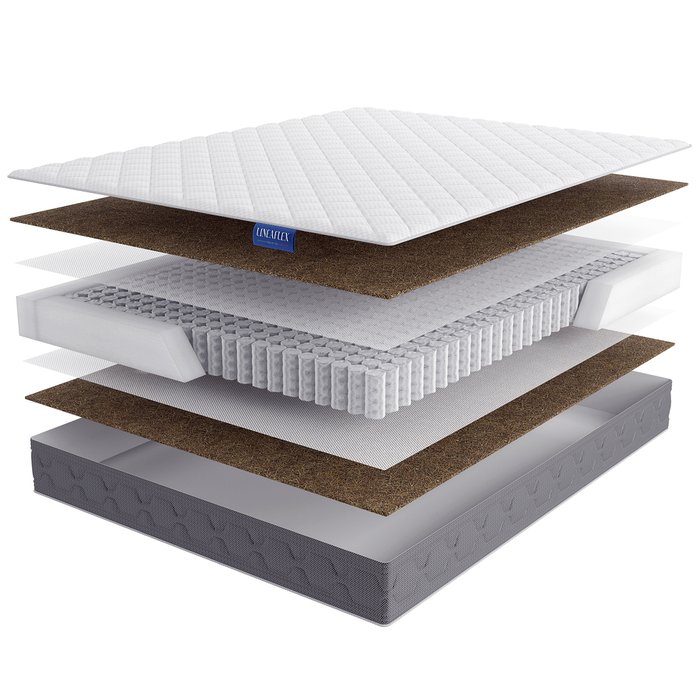 Матрас Loreto 120x200 бело-серого цвета Матрас Loreto 120x200 бело-серого цвета