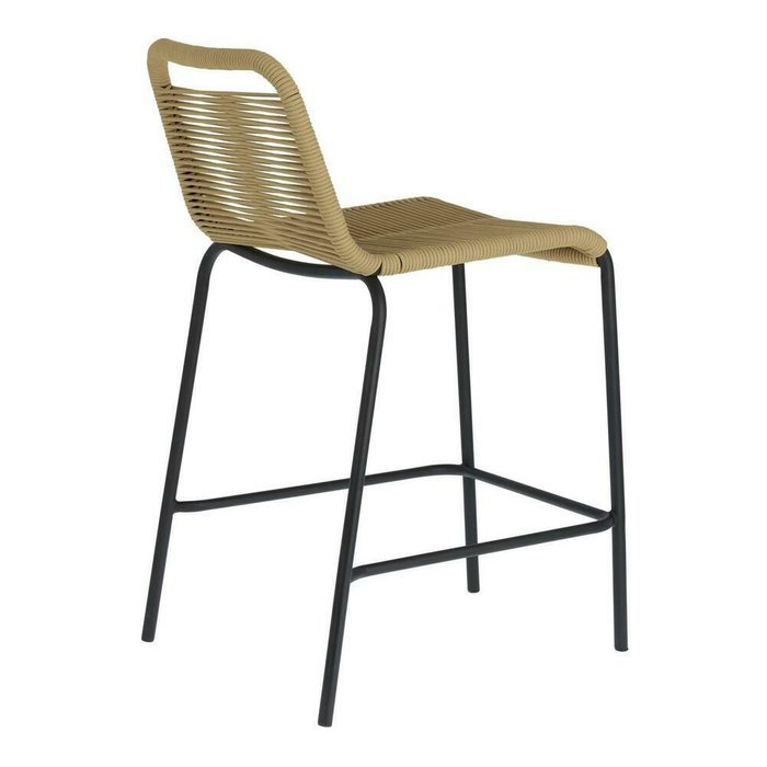 Полубарный стул Glenville бежевого цвета - лучшие Барные стулья в INMYROOM