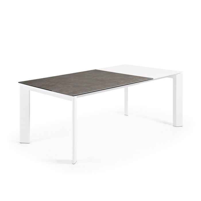 Раздвижной обеденный стол Atta M коричневого цвета - лучшие Обеденные столы в INMYROOM