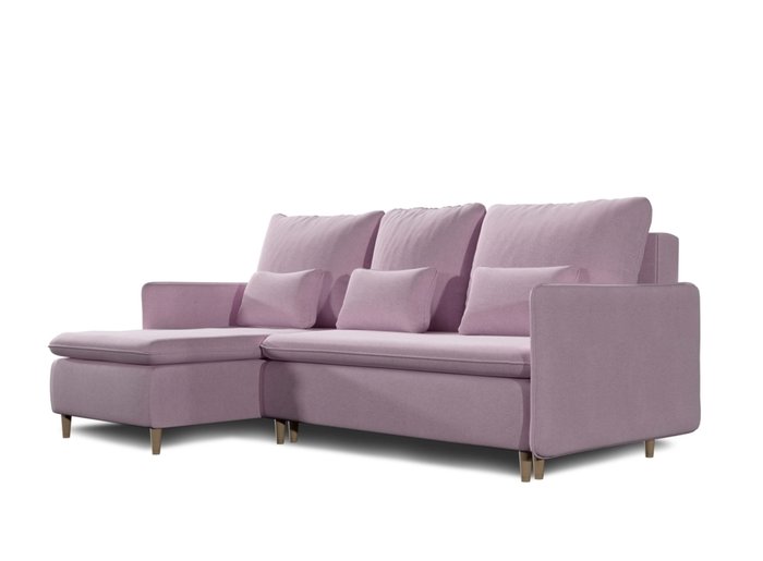 Диван-кровать Ron фиолетового цвета - купить Угловые диваны по цене 109000.0