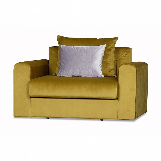 Кресло-кровать Мэдисон Лувр оливкового цвета